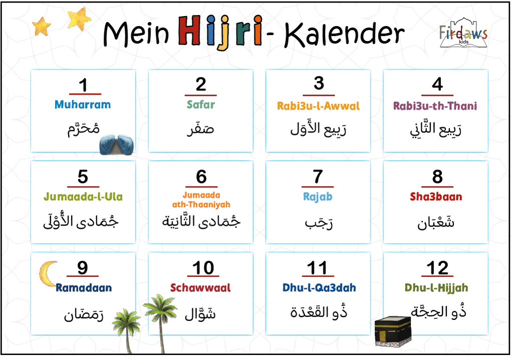 Der islamische Hijri-Kalender (inkl. kostenlosem Download!)
