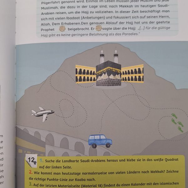Kinderbuch: Islamische Grundlagen für Kinder (über die fünf Säulen des Islam) 3 - Fasten im Ramadan und Hajj