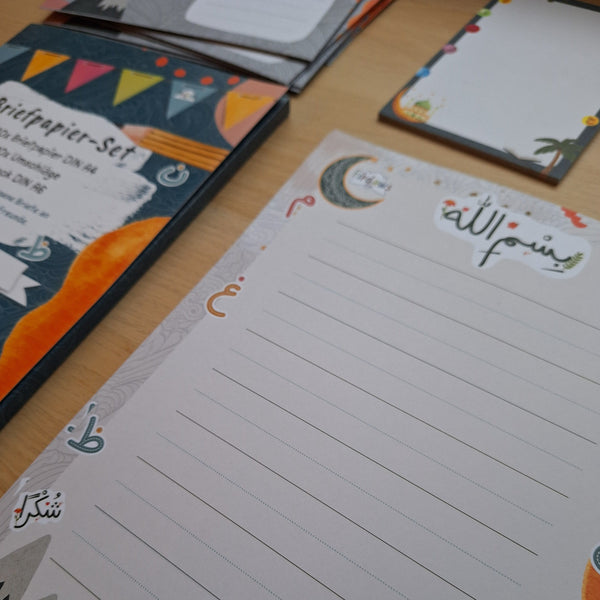Briefpapier-Set mit islamischen Motiven