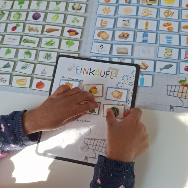 Kinder Einkaufsliste zum Kletten