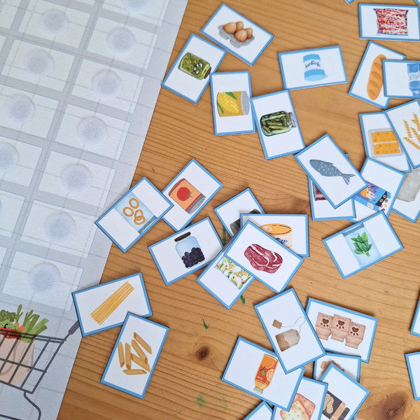 Kinder Einkaufsliste zum Kletten