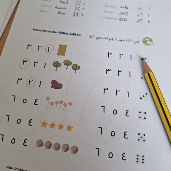 Islamische Arbeitsblätter: Quranische Zahlen (PDF)