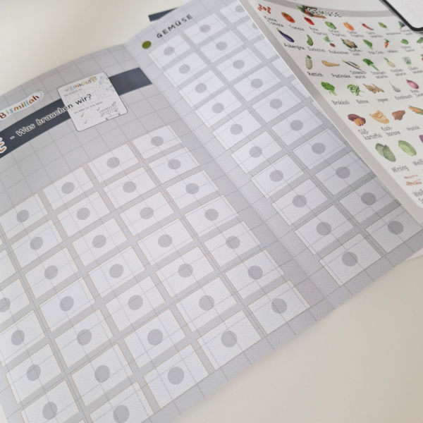 Kinder Einkaufsliste zum Kletten