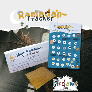 Neu! Ramadan-Tracker inkl. Gold-Stickern und Anschreiben