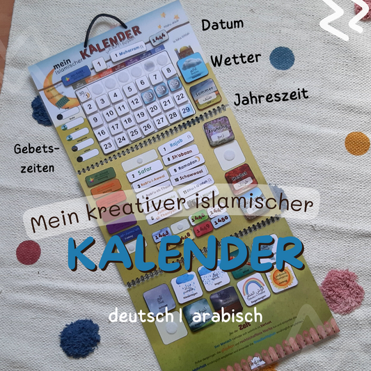 Produktbild des islamischen Kalenders für muslimische Kinder