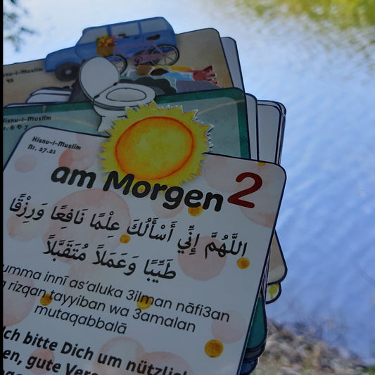 Dhikr-Kärtchen (18 Stück) + 2 gratis