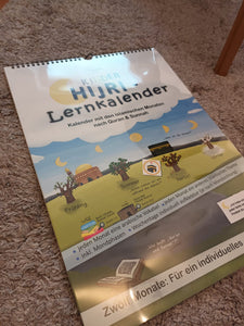 Großer A3 Kinder Hijri-Lernkalender ohne Jahresangabe